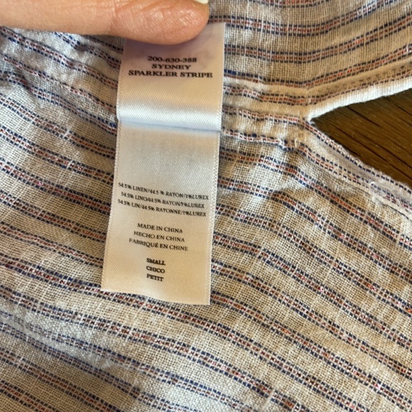 Rails stripped linen button down - Picture 4 of 5